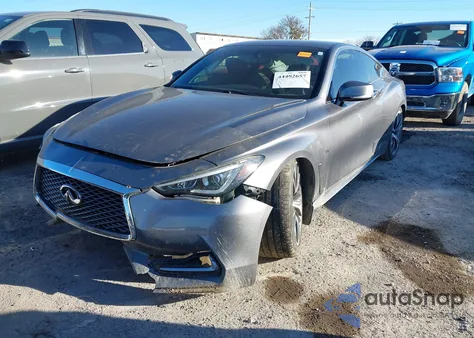 2018 Infiniti Q60 3.0T Luxe z USA, uszkodzony, nr VIN JN1EV7EL7JM391728